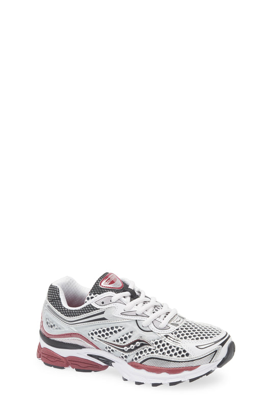 SILVER/ RED