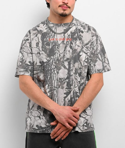 A.LAB Chill Guy Grey Camo T-Shirt