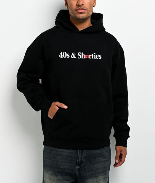 Chicos Toxicos x 40s & Shorties Black Hoodie