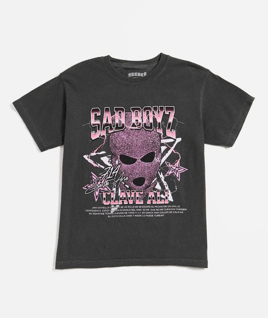$AD BOYZ by Junior H Kids Clave Ali Charcoal T-Shirt