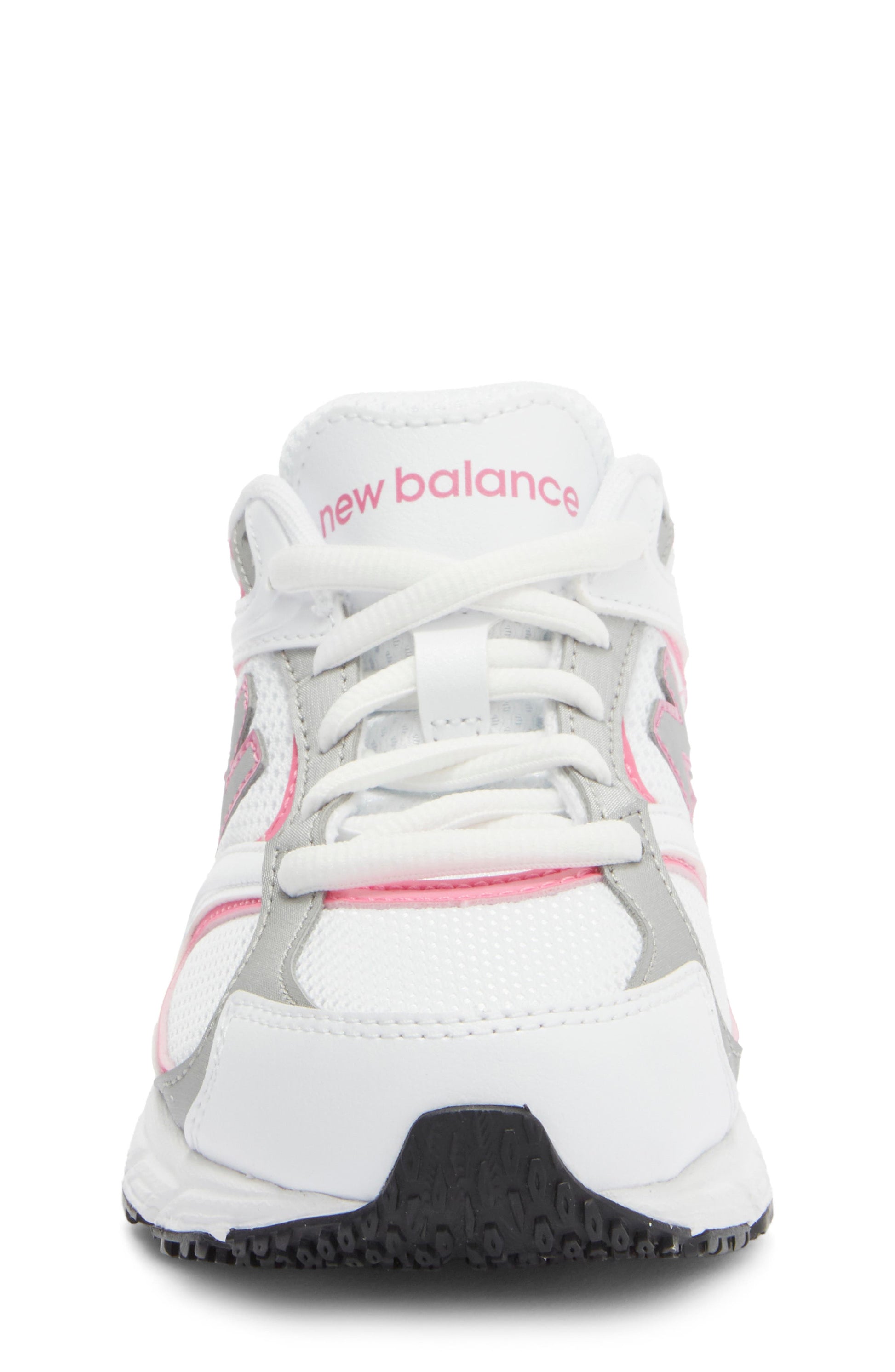 WHITE/ PINK SATIN