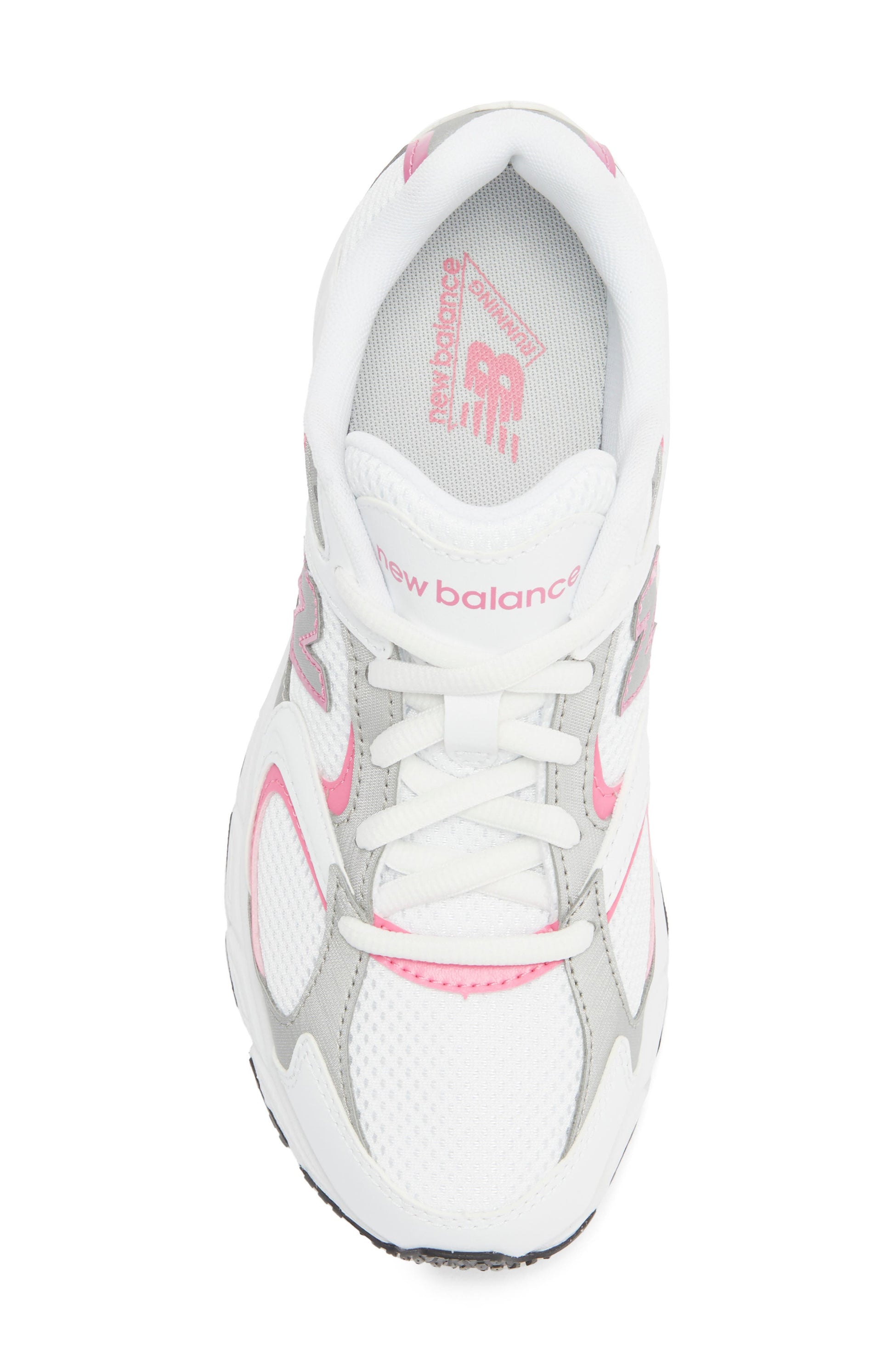 WHITE/ PINK SATIN