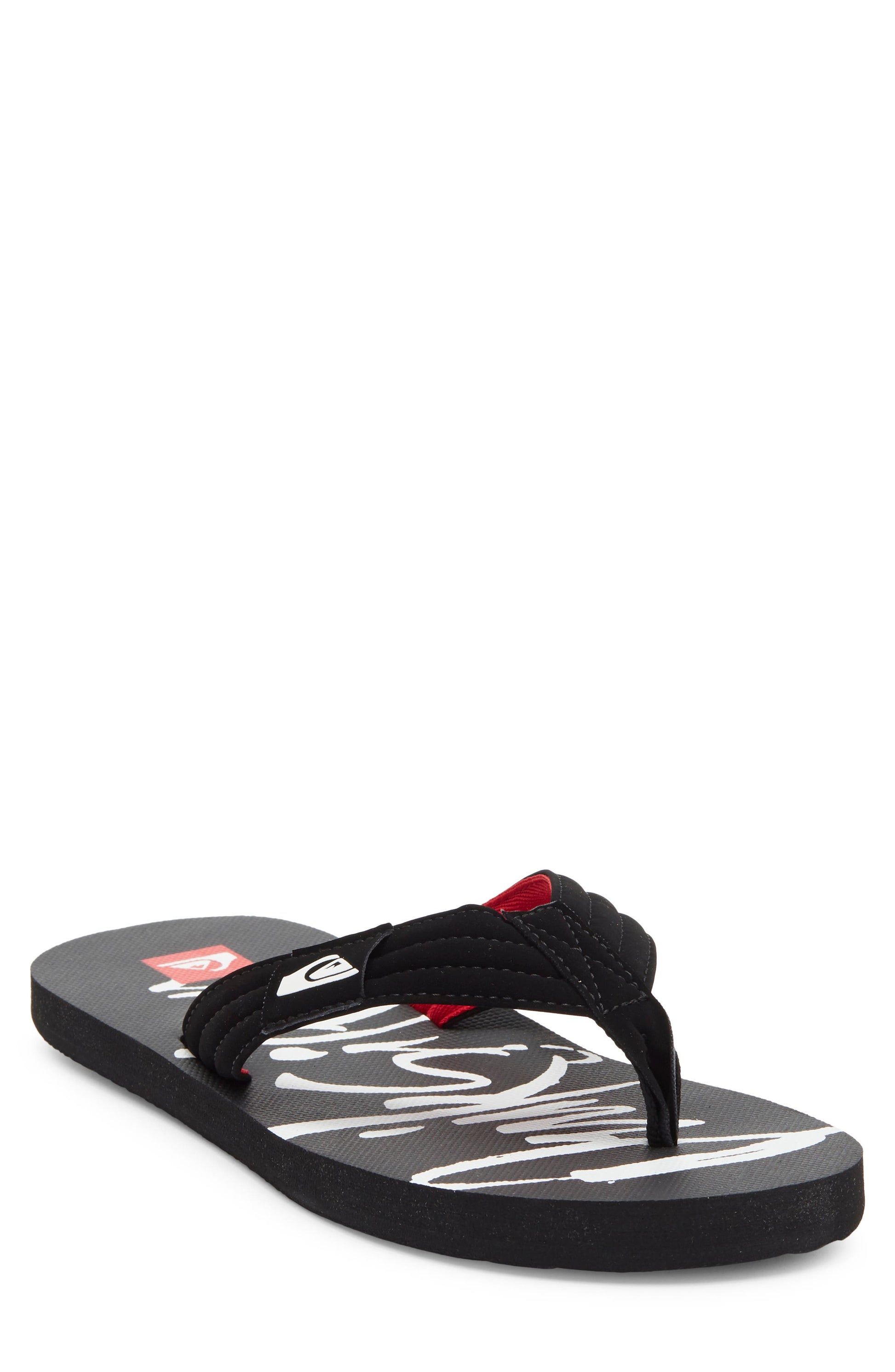 BLACK/ RED