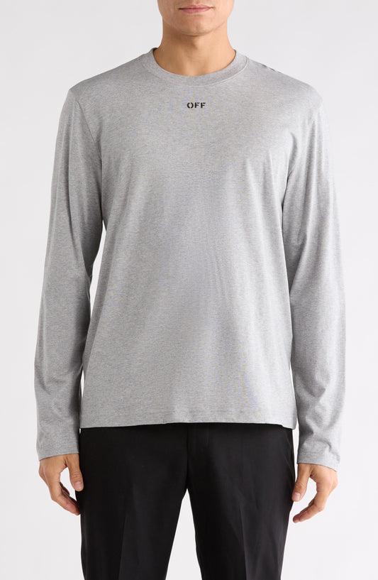 LIGHT GREY MELANGE-BLACK