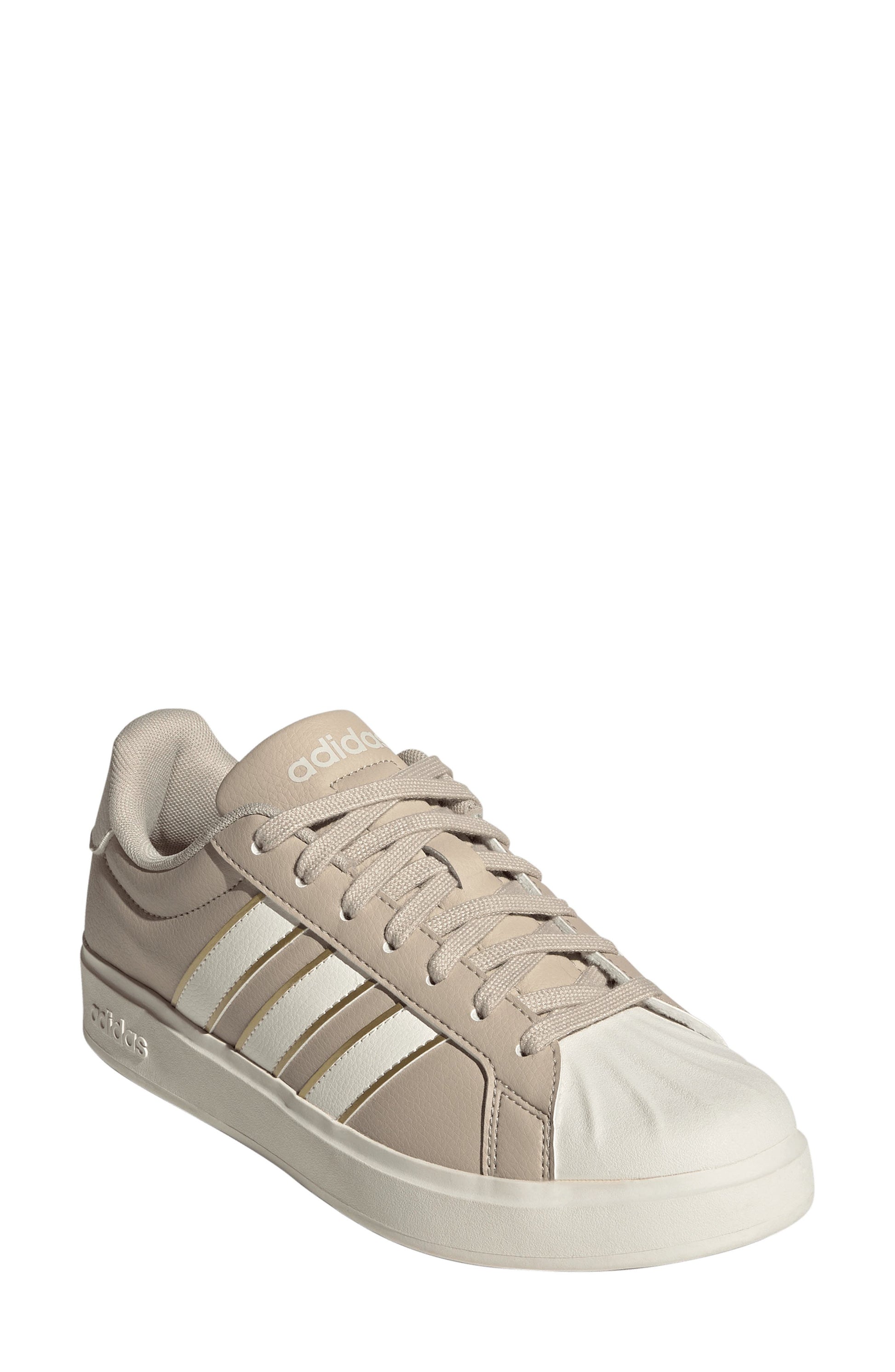 BEIGE/ OFF WHITE/ GOLD MET.