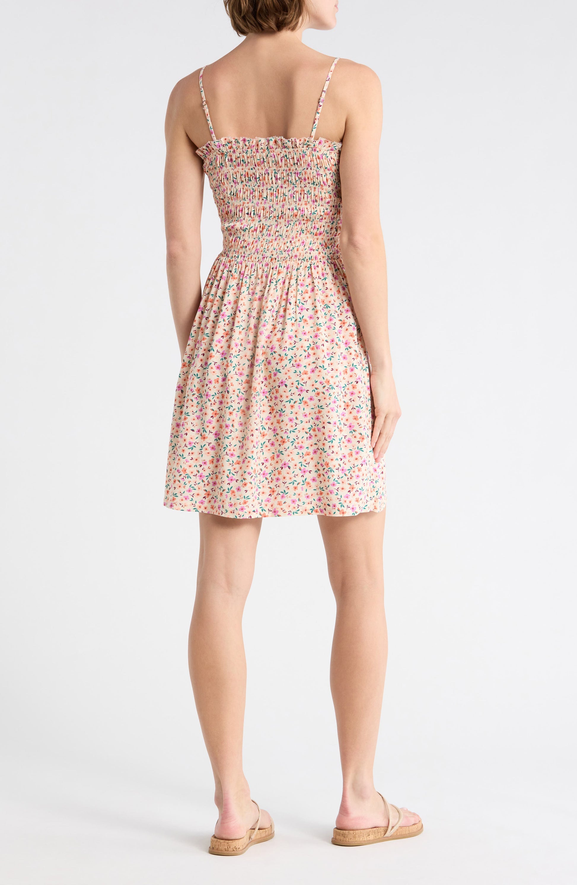 WHITE CAP/ FLORAL MULTI