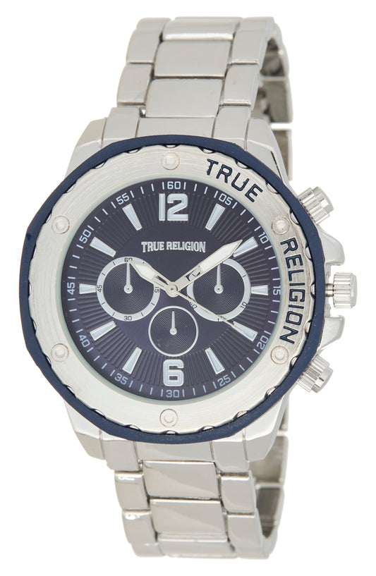 NAVY/ SILVER
