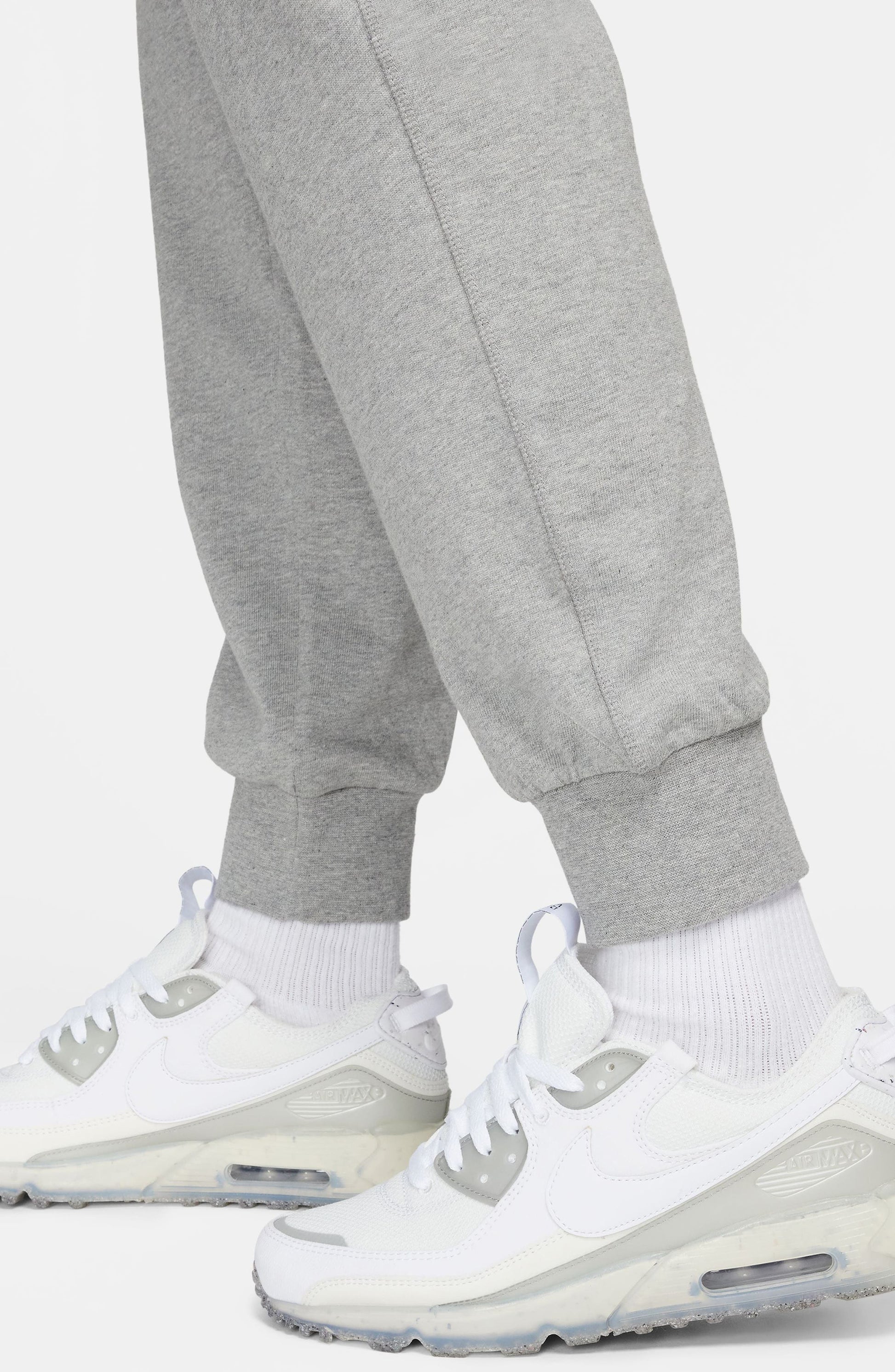 DK GREY HEATHER/ WHITE