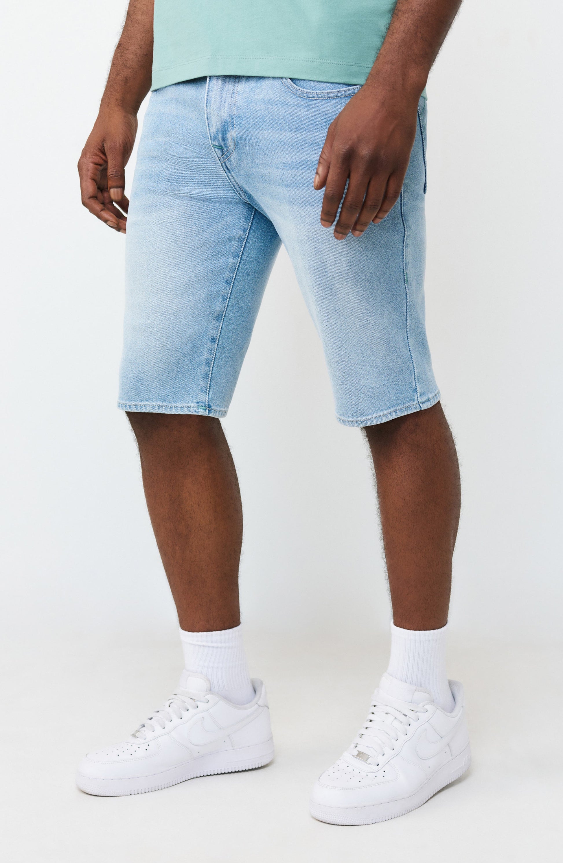LIGHT BLUE SUEDE WASH