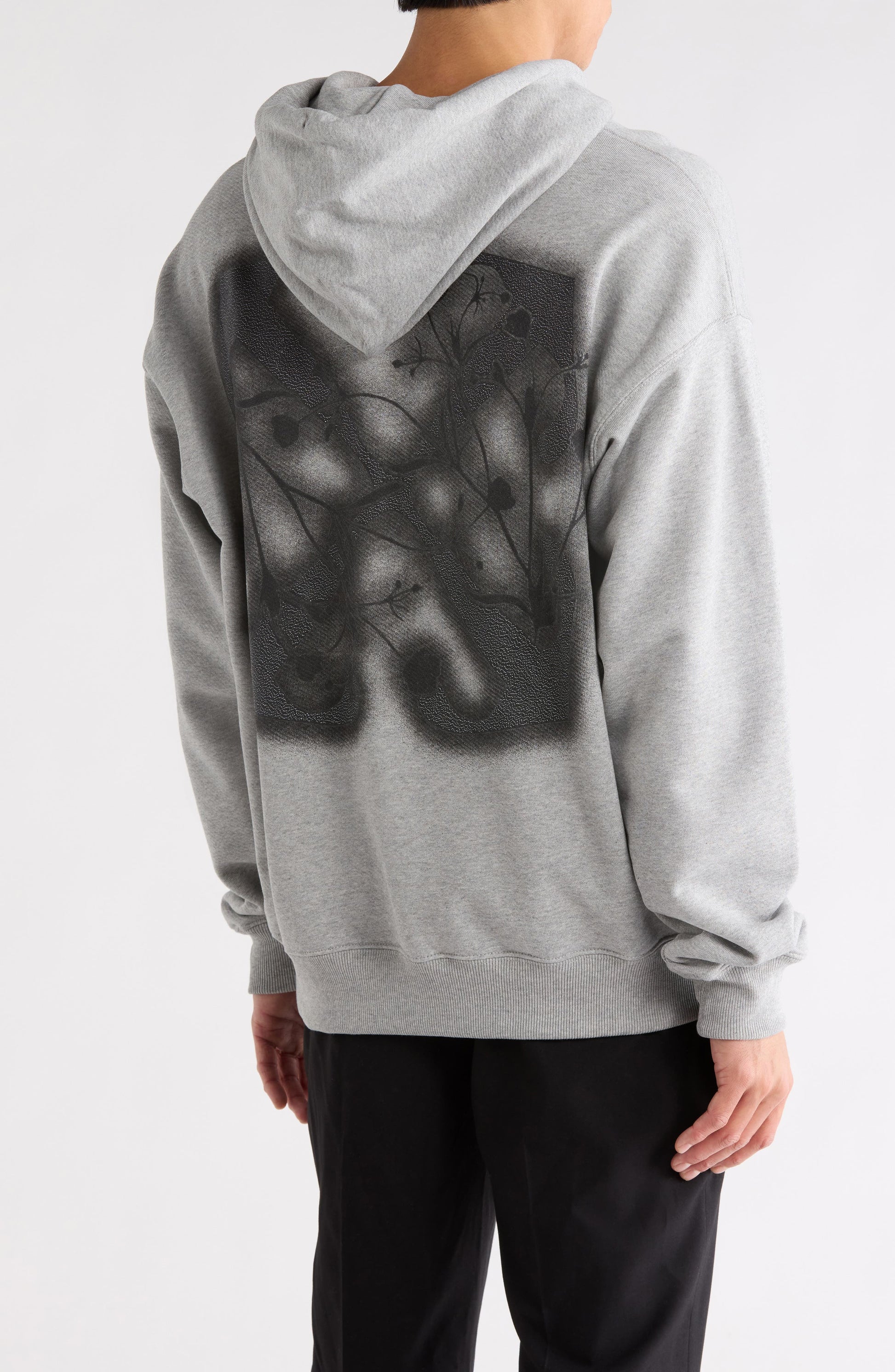 LIGHT GREY MELANGE-BLACK