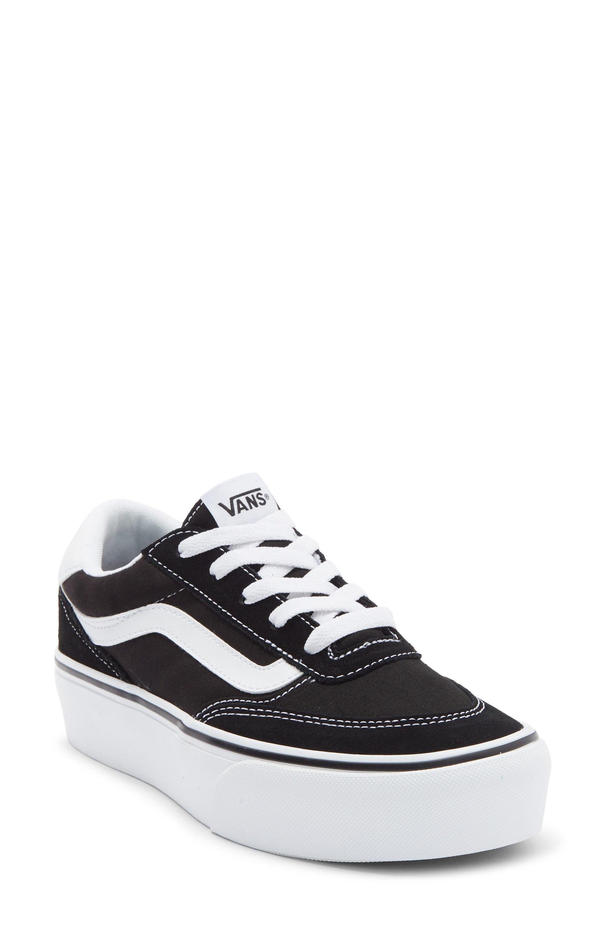 SUEDE/CANVAS BLACK/WHITE