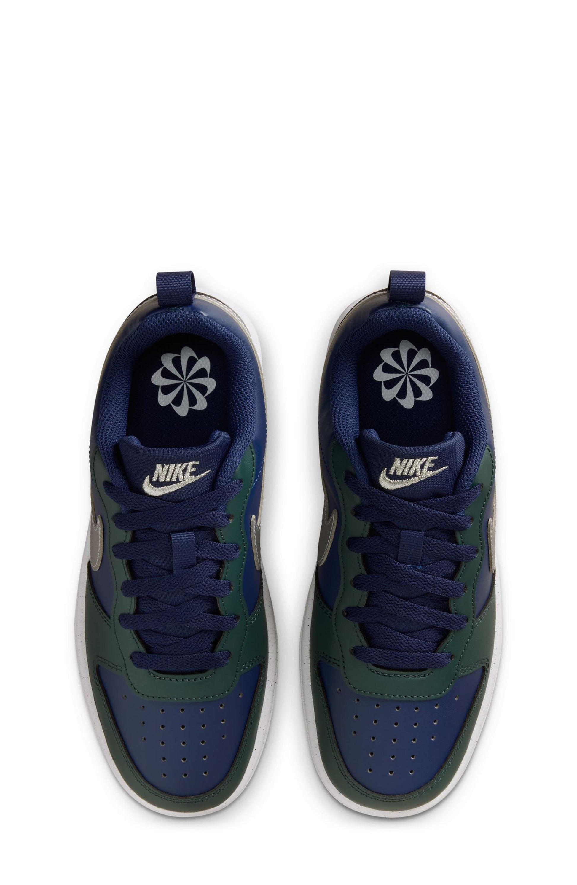 NAVY/ SILVER/ SEAWEED