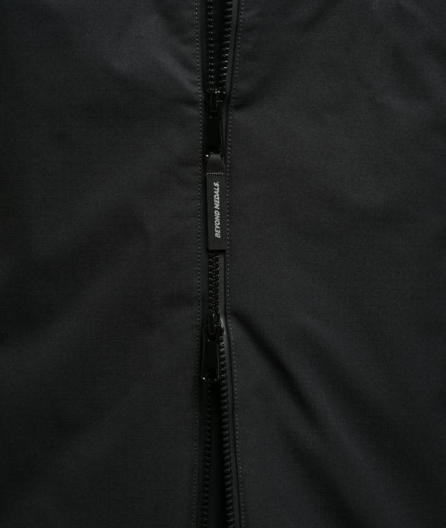 Beyond Medals Full Zip Black 15K Snowboard Jacket