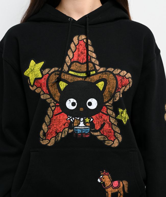Hello Kitty® and Friends | A.LAB Chococat™ Cowgirl Black Hoodie