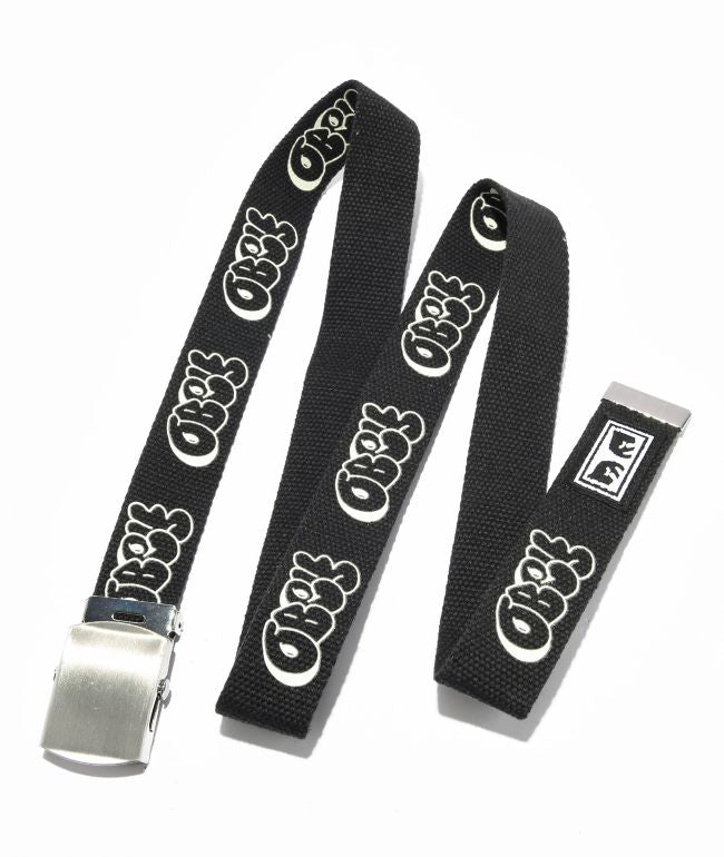 Obey Graffiti Black Web Belt 