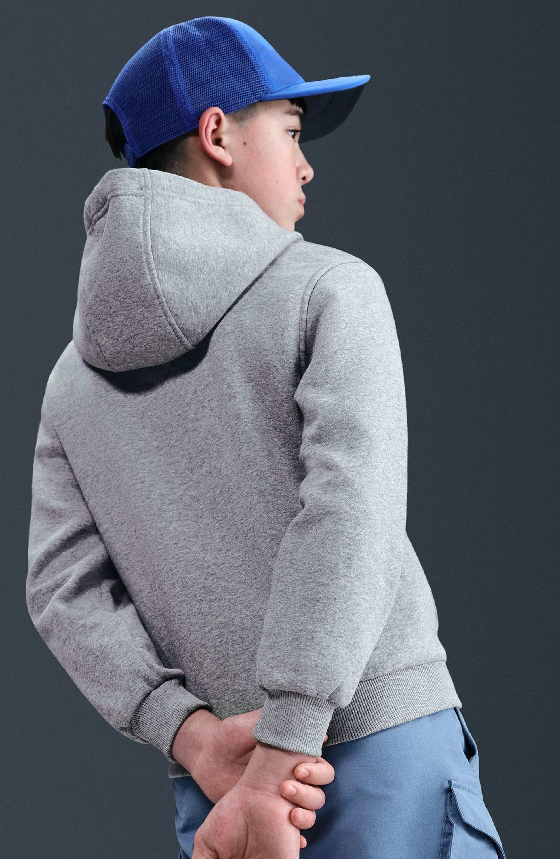 DARK GREY HEATHER/ GAME ROYAL