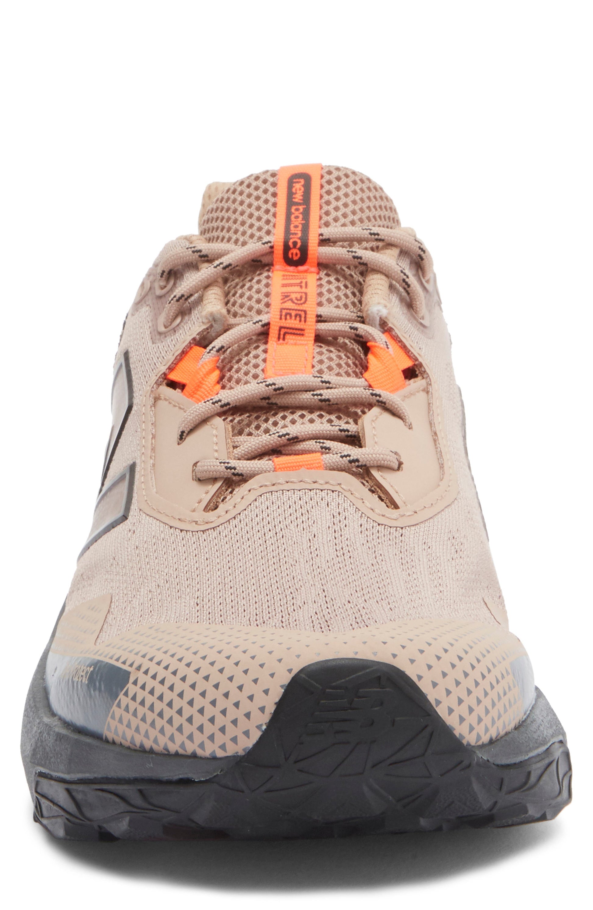 FLAT TAUPE/ URGENT RED